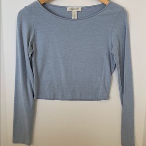 Baby clue long sleeve crop